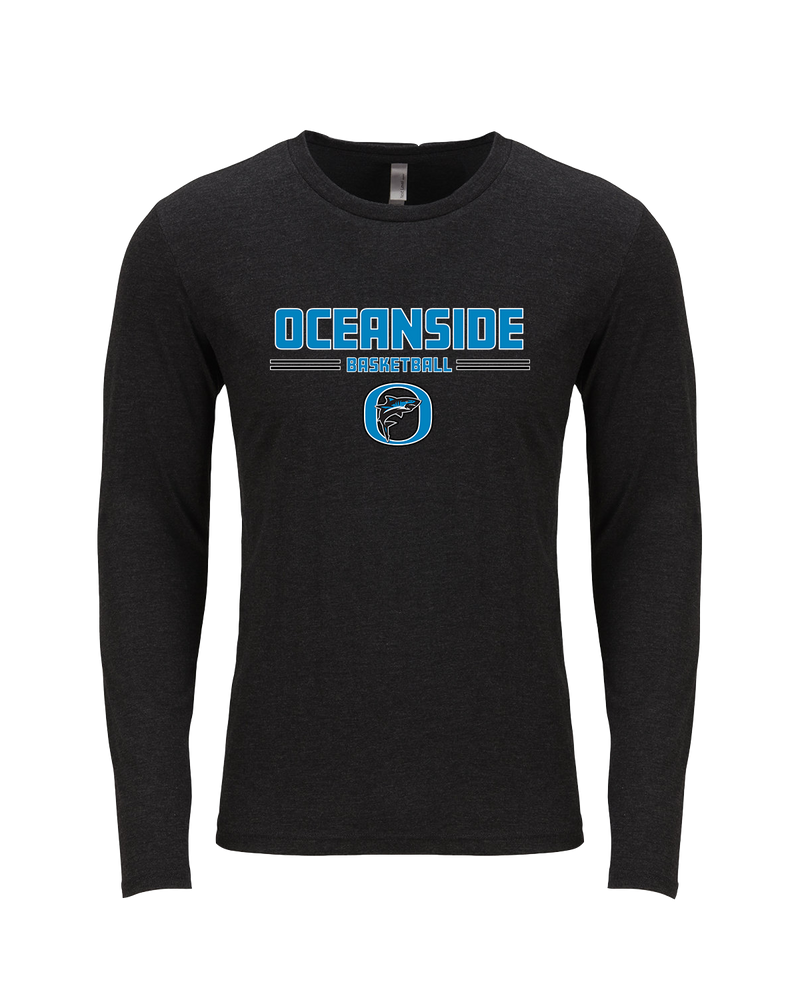 Oceanside Collegiate Academy Girls Basketball Keen - Tri Blend Long Sleeve