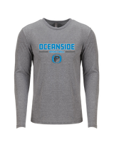 Oceanside Collegiate Academy Girls Basketball Keen - Tri Blend Long Sleeve