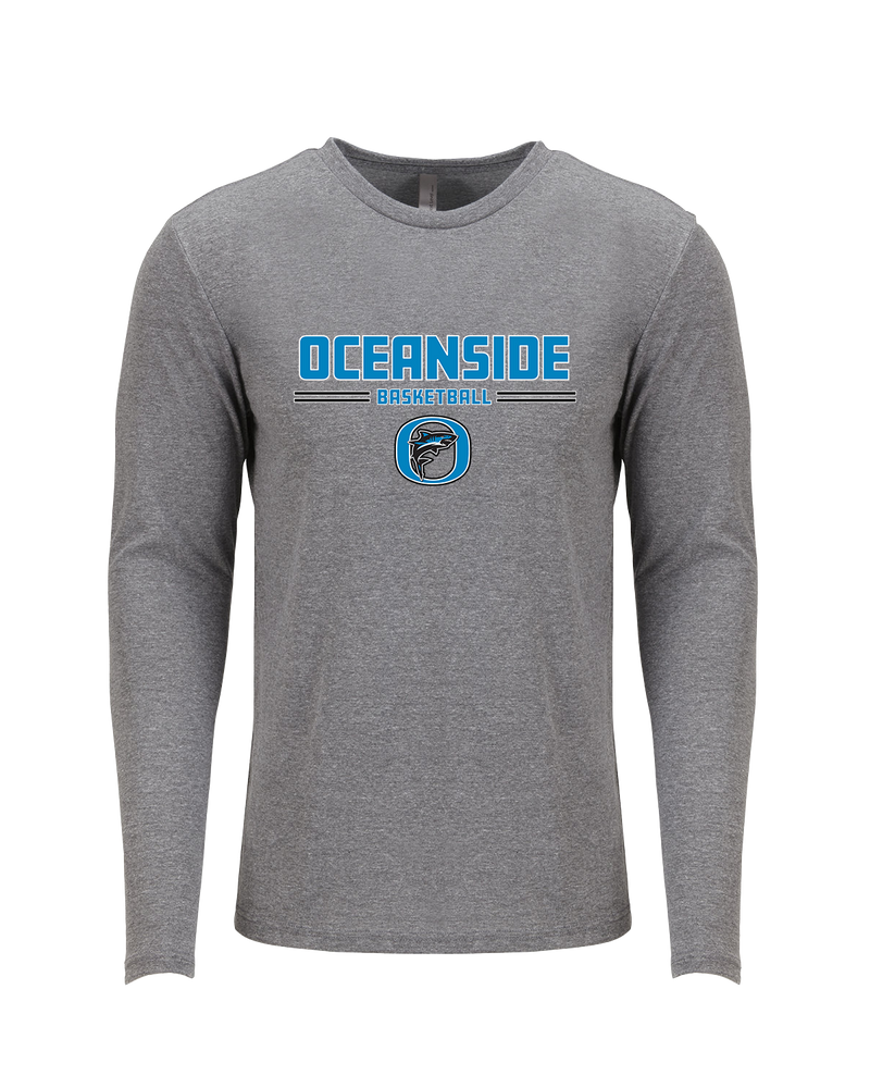 Oceanside Collegiate Academy Girls Basketball Keen - Tri Blend Long Sleeve