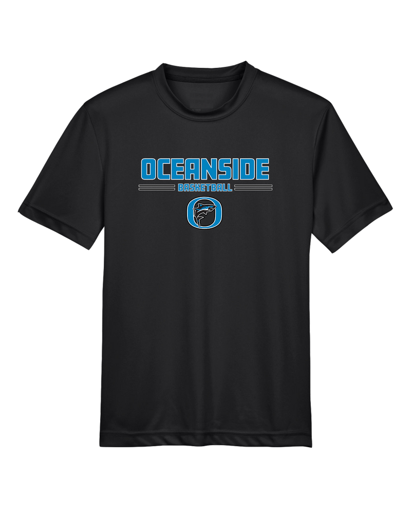 Oceanside Collegiate Academy Girls Basketball Keen - Youth Performance T-Shirt