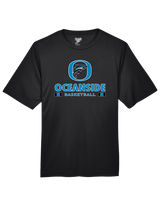 Oceanside Collegiate Academy Girls Basketball Stacked - Performance T-Shirt