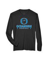 Oceanside Collegiate Academy Girls Basketball Stacked - Performance Long Sleeve