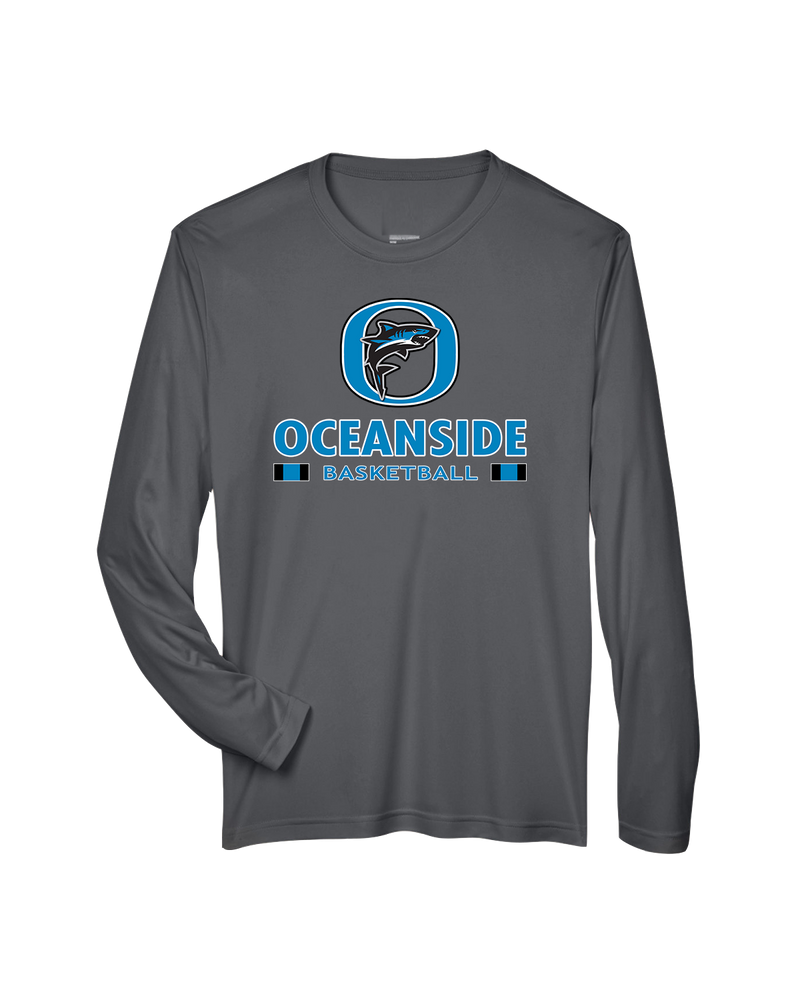 Oceanside Collegiate Academy Girls Basketball Stacked - Performance Long Sleeve