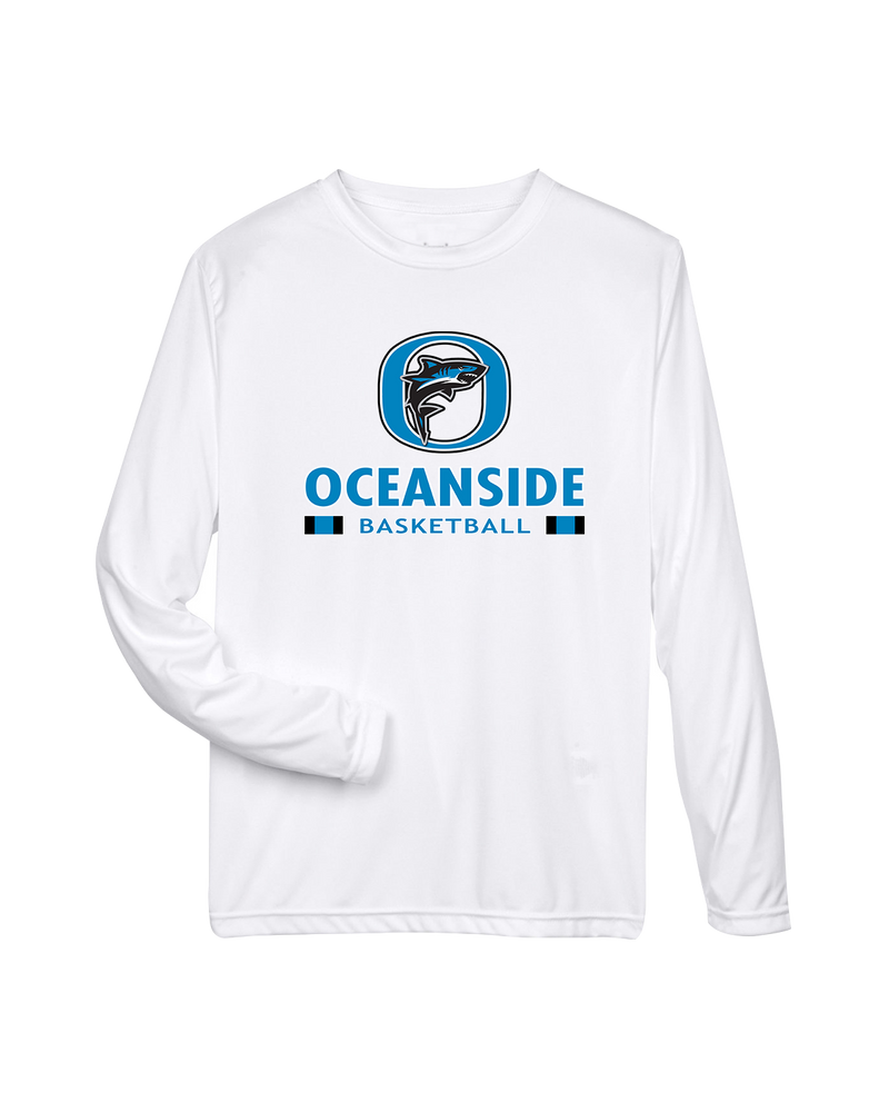Oceanside Collegiate Academy Girls Basketball Stacked - Performance Long Sleeve
