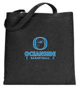 Oceanside Collegiate Academy Girls Basketball Stacked - Tote Bag