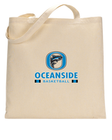 Oceanside Collegiate Academy Girls Basketball Stacked - Tote Bag