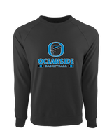 Oceanside Collegiate Academy Girls Basketball Stacked - Crewneck Sweatshirt