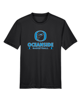 Oceanside Collegiate Academy Girls Basketball Stacked - Youth Performance T-Shirt