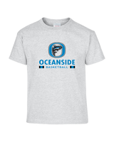 Oceanside Collegiate Academy Girls Basketball Stacked - Youth T-Shirt