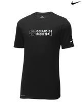 Oceanside Collegiate Academy Boys Basketball Basic - Mens Nike Cotton Poly Tee