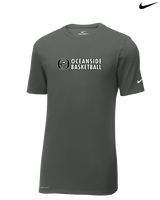 Oceanside Collegiate Academy Boys Basketball Basic - Mens Nike Cotton Poly Tee