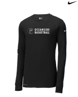 Oceanside Collegiate Academy Boys Basketball Basic - Mens Nike Longsleeve