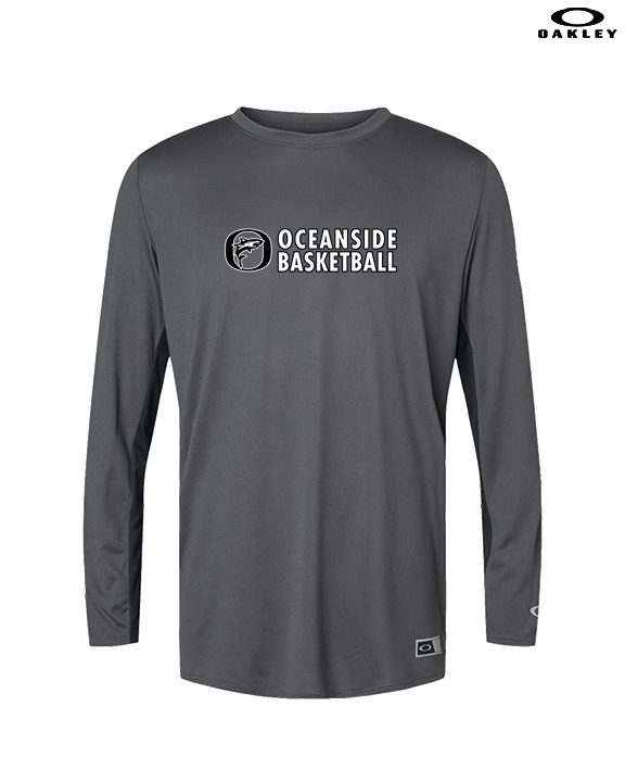 Oceanside Collegiate Academy Boys Basketball Basic - Mens Oakley Longsleeve