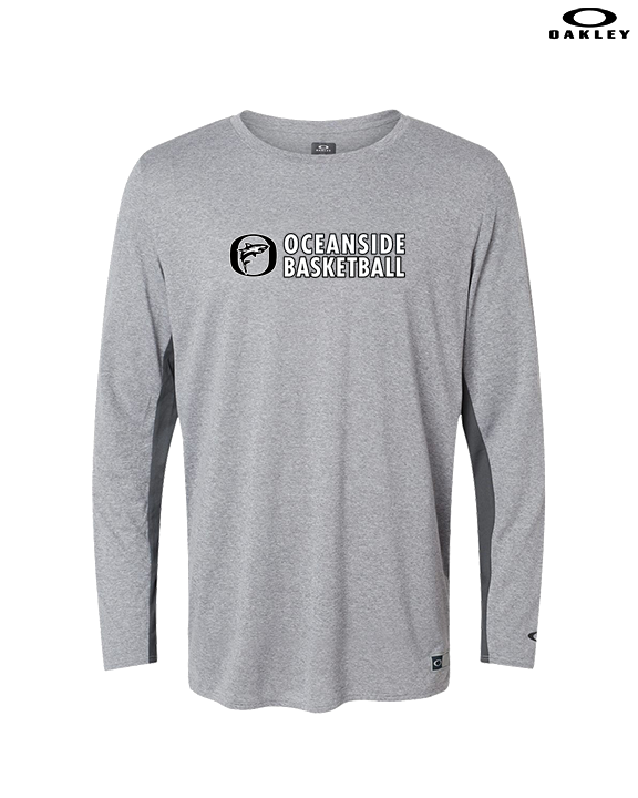 Oceanside Collegiate Academy Boys Basketball Basic - Mens Oakley Longsleeve