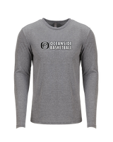 Oceanside Collegiate Academy Boys Basketball Basic - Tri-Blend Long Sleeve