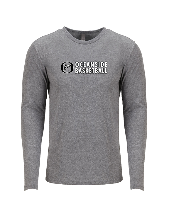 Oceanside Collegiate Academy Boys Basketball Basic - Tri-Blend Long Sleeve