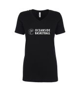 Oceanside Collegiate Academy Boys Basketball Basic - Womens V-Neck