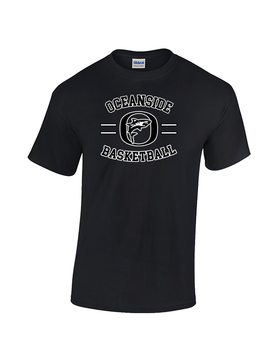 Oceanside Collegiate Academy Boys Basketball Curve - Cotton T-Shirt