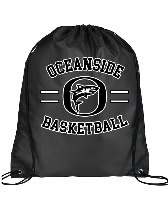 Oceanside Collegiate Academy Boys Basketball Curve - Drawstring Bag