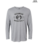 Oceanside Collegiate Academy Boys Basketball Curve - Mens Oakley Longsleeve