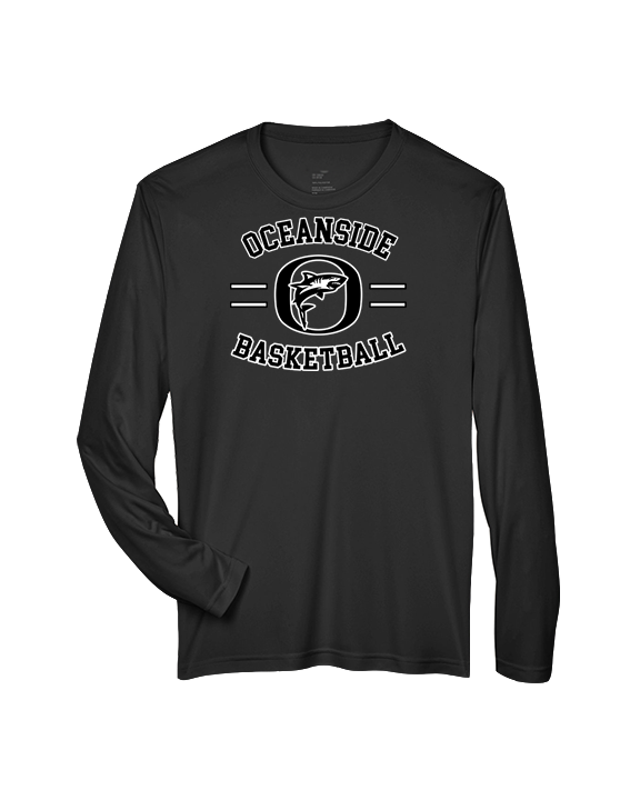 Oceanside Collegiate Academy Boys Basketball Curve - Performance Longsleeve