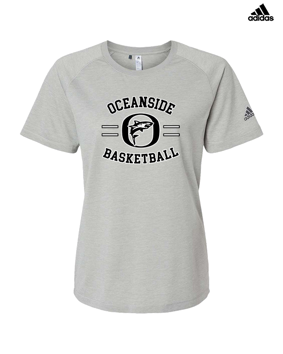 Oceanside Collegiate Academy Boys Basketball Curve - Womens Adidas Performance Shirt