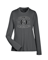 Oceanside Collegiate Academy Boys Basketball Curve - Womens Performance Longsleeve