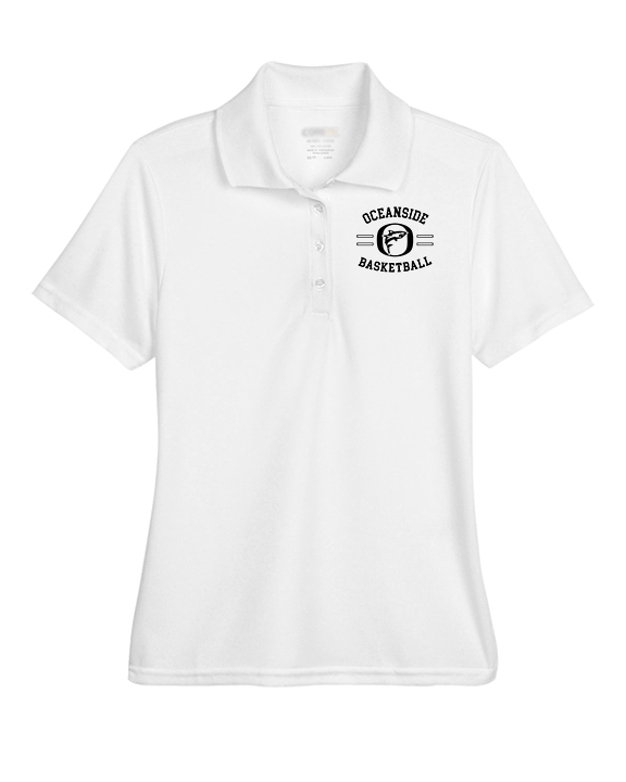 Oceanside Collegiate Academy Boys Basketball Curve - Womens Polo