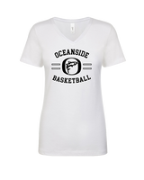 Oceanside Collegiate Academy Boys Basketball Curve - Womens Vneck