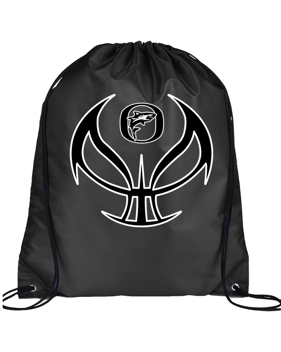 Oceanside Collegiate Academy Boys Basketball Full Ball - Drawstring Bag