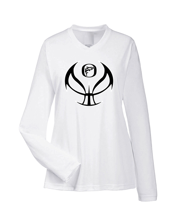 Oceanside Collegiate Academy Boys Basketball Full Ball - Womens Performance Longsleeve