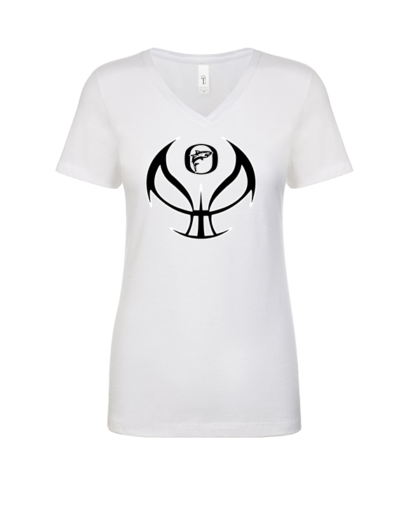 Oceanside Collegiate Academy Boys Basketball Full Ball - Womens Vneck