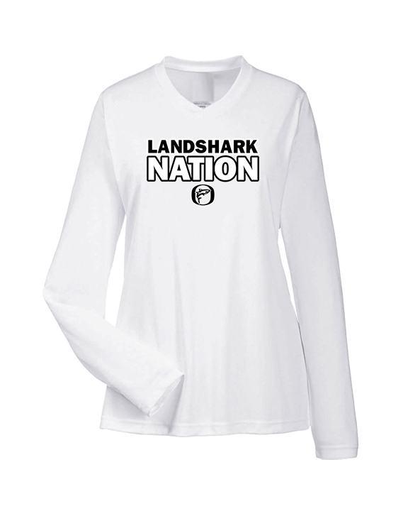 Oceanside Collegiate Academy Boys Basketball Nation - Womens Performance Longsleeve