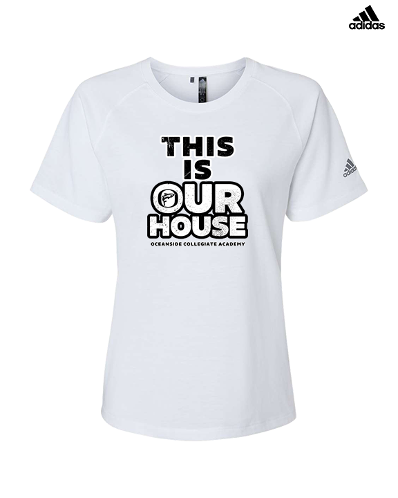 Oceanside Collegiate Academy Boys Basketball TIOH - Womens Adidas Performance Shirt
