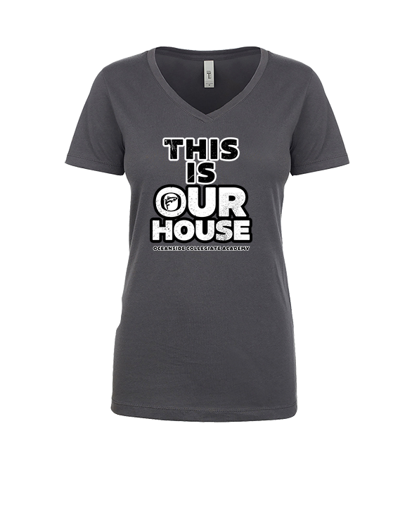 Oceanside Collegiate Academy Boys Basketball TIOH - Womens Vneck