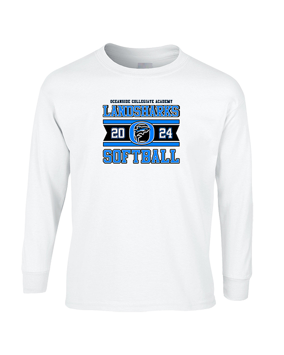 Oceanside Collegiate Academy Softball Stamp - Cotton Longsleeve