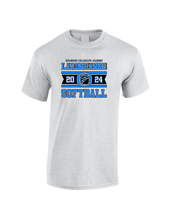Oceanside Collegiate Academy Softball Stamp - Cotton T-Shirt