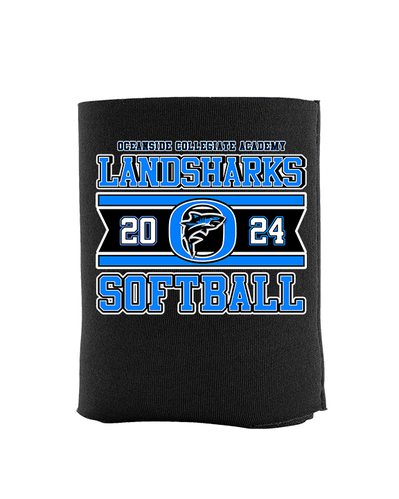 Oceanside Collegiate Academy Softball Stamp - Koozie