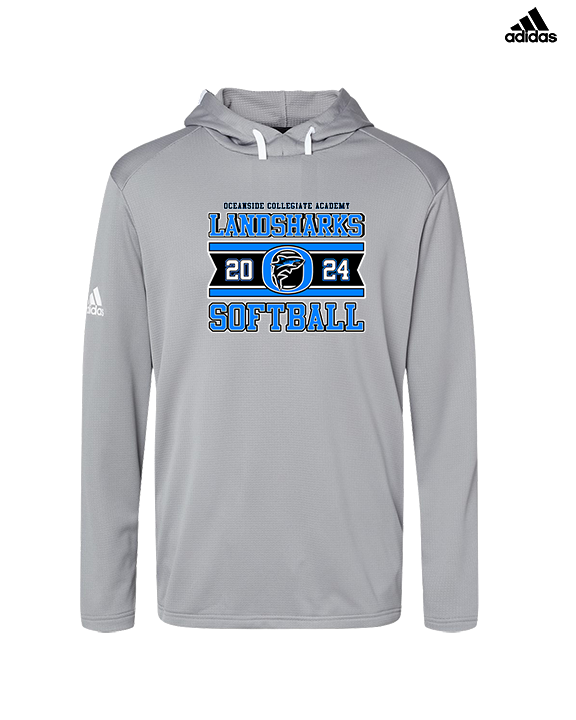 Oceanside Collegiate Academy Softball Stamp - Mens Adidas Hoodie