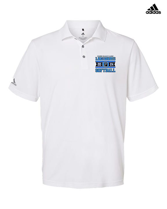 Oceanside Collegiate Academy Softball Stamp - Mens Adidas Polo
