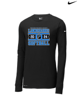 Oceanside Collegiate Academy Softball Stamp - Mens Nike Longsleeve