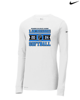 Oceanside Collegiate Academy Softball Stamp - Mens Nike Longsleeve