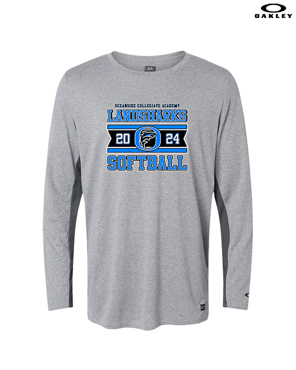 Oceanside Collegiate Academy Softball Stamp - Mens Oakley Longsleeve
