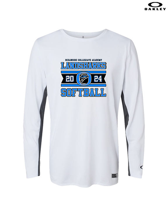 Oceanside Collegiate Academy Softball Stamp - Mens Oakley Longsleeve