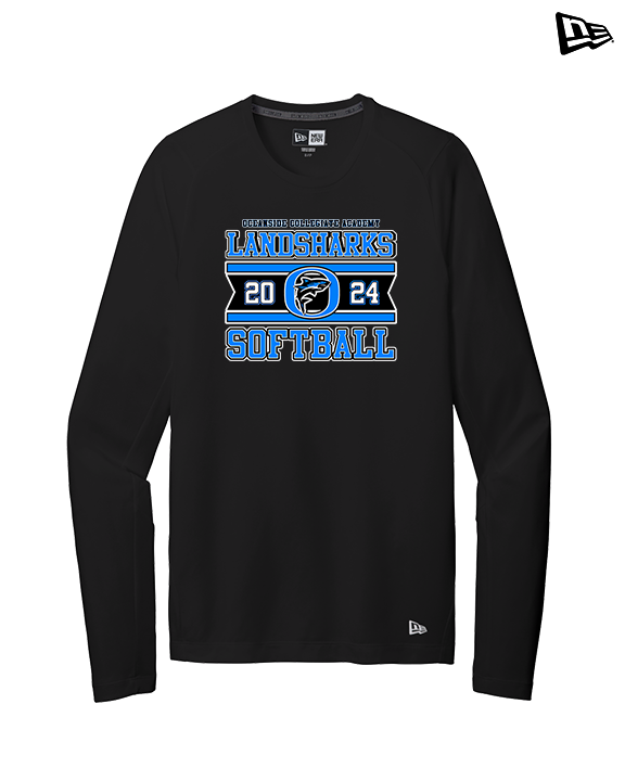 Oceanside Collegiate Academy Softball Stamp - New Era Performance Long Sleeve