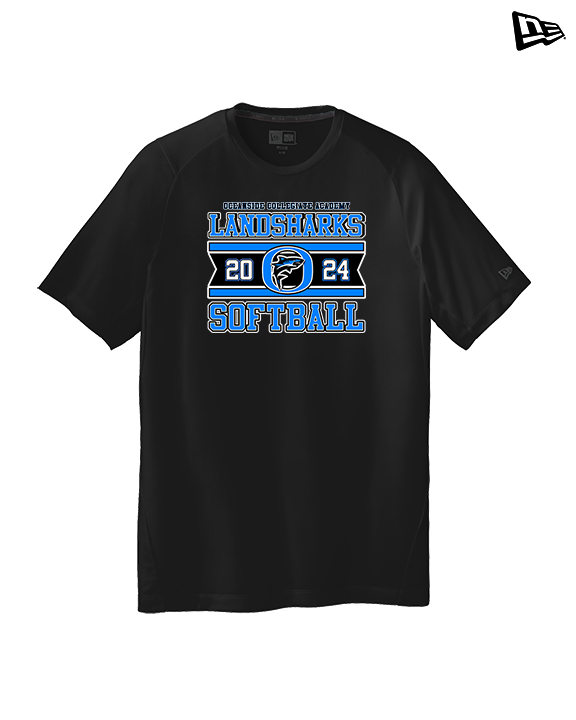 Oceanside Collegiate Academy Softball Stamp - New Era Performance Shirt