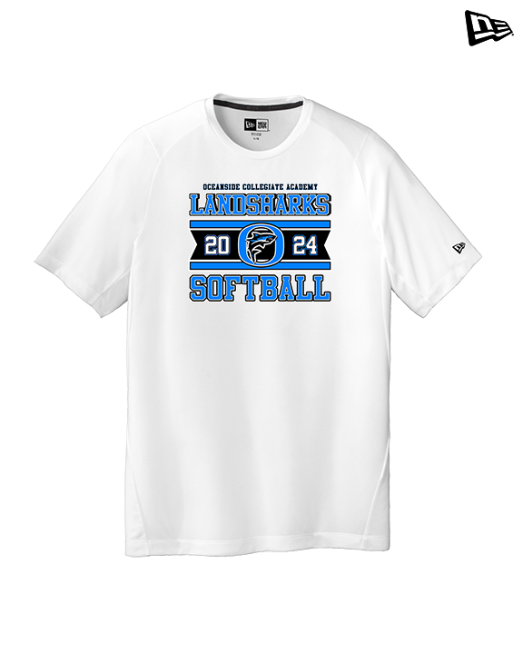 Oceanside Collegiate Academy Softball Stamp - New Era Performance Shirt