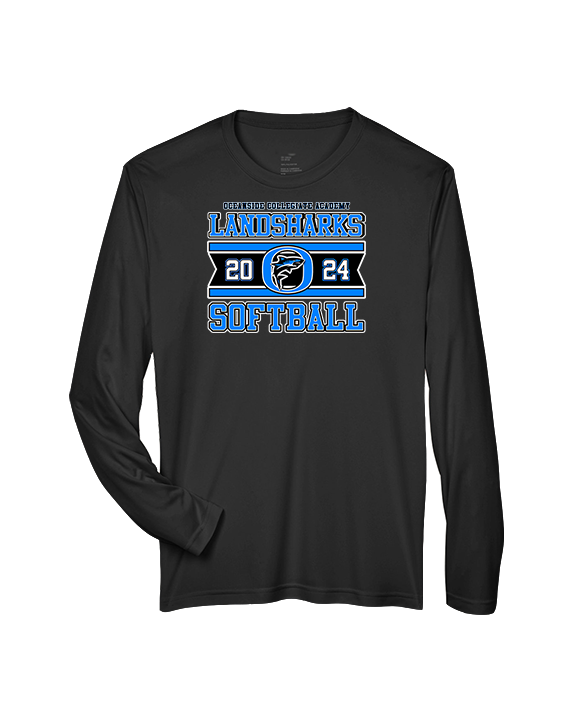 Oceanside Collegiate Academy Softball Stamp - Performance Longsleeve