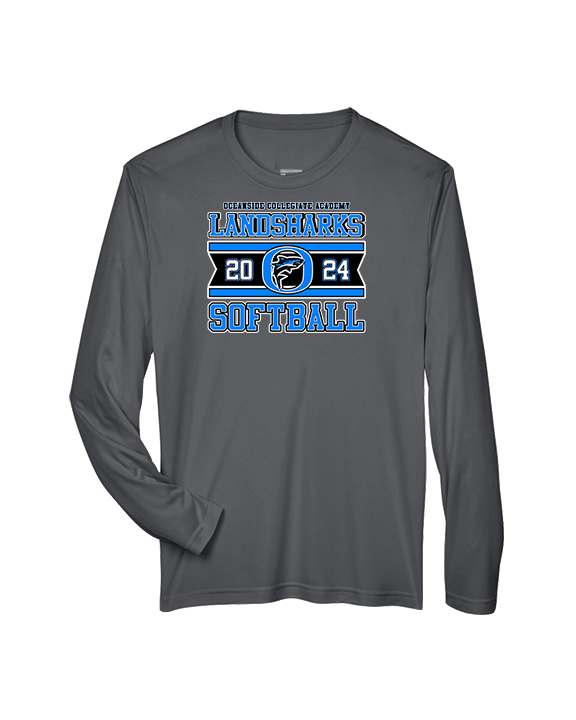 Oceanside Collegiate Academy Softball Stamp - Performance Longsleeve