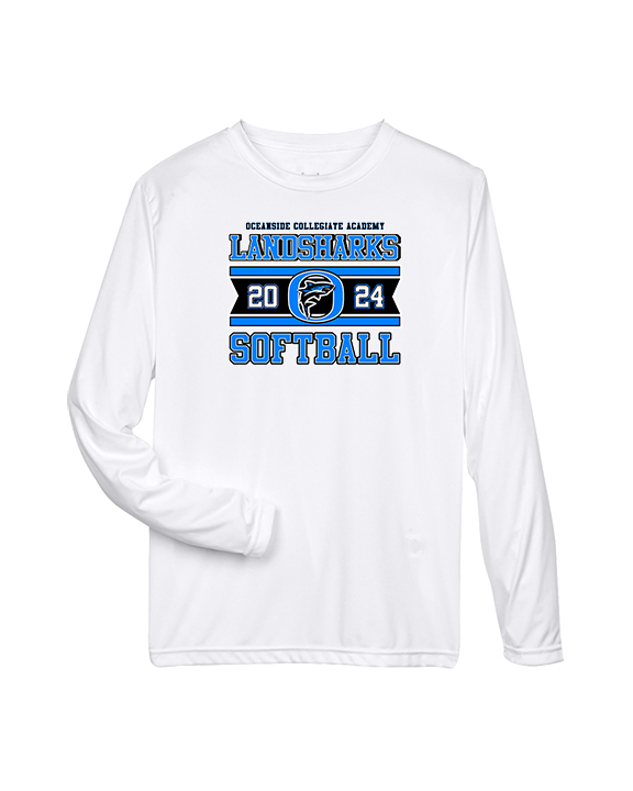 Oceanside Collegiate Academy Softball Stamp - Performance Longsleeve